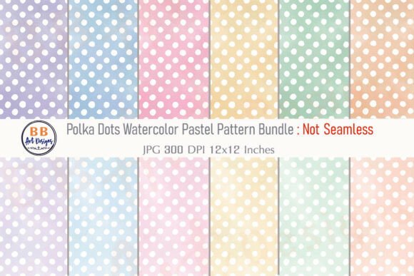 Download Watercolor Polka Dot Pattern Paper JPG - Dot pattern Collection