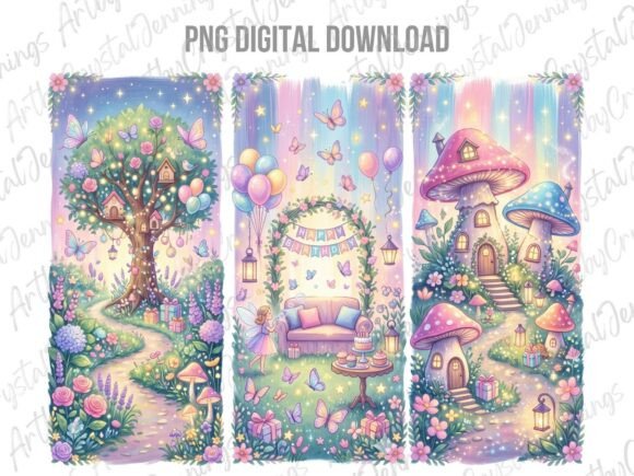 Download Fairy Tale Birthday Brushstroke PNG - Fairy tale Collection