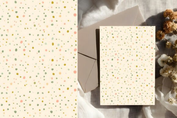 Download Pastel Confetti Dot Pattern Cream - Dot pattern Collection