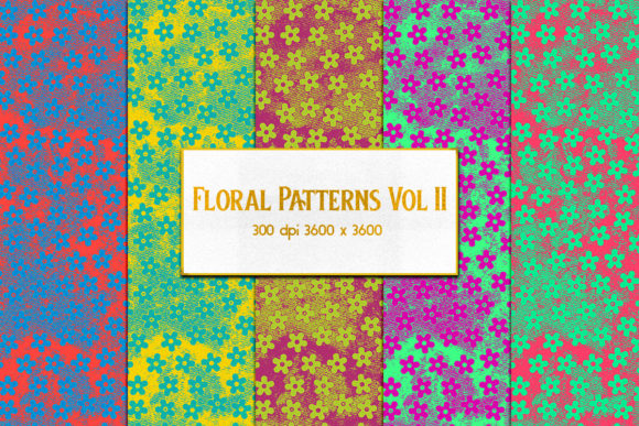 Download Cute Floral Pattern Textures - Vol II - Texture Collection